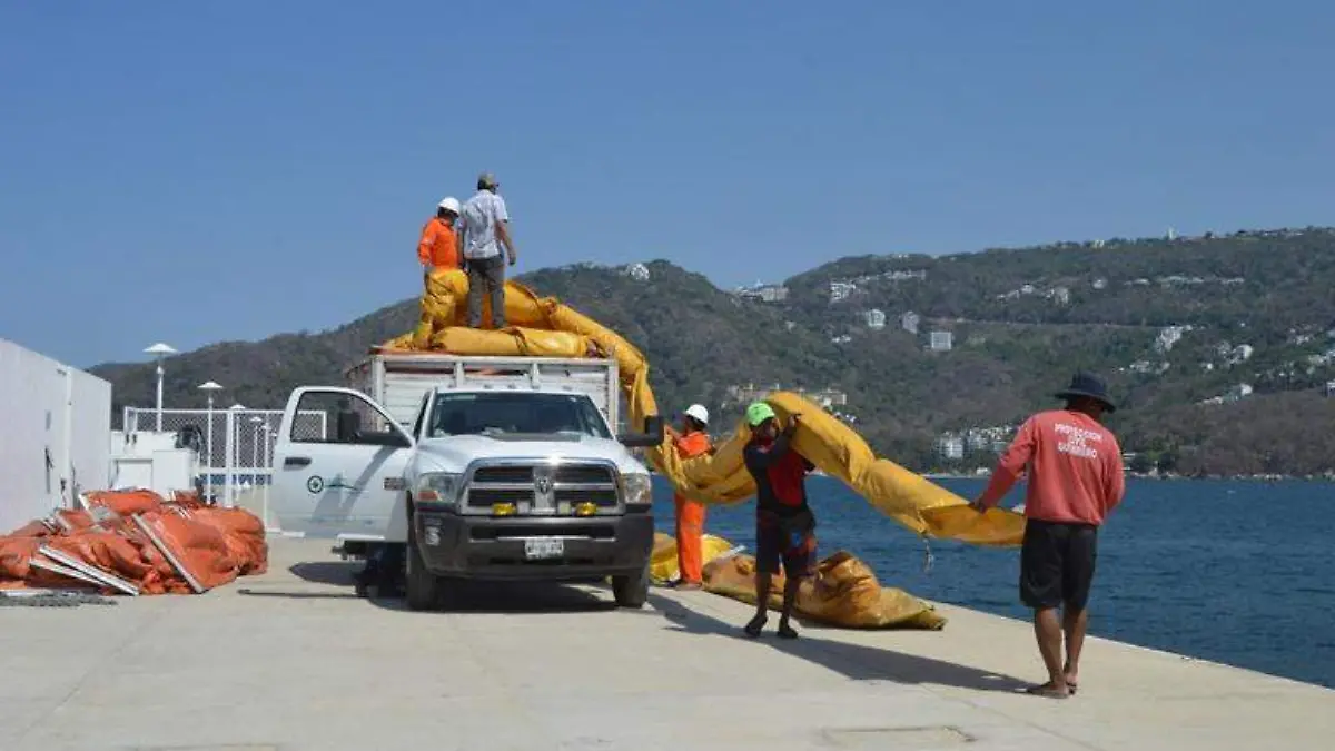 Trabajos obra en Puerto Marqués